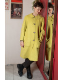 Vintage μάλλινο παλτό S