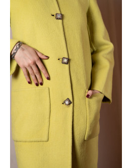 Vintage μάλλινο παλτό S