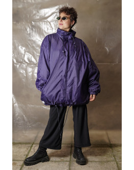 Vintage μωβ μπουφάν XL