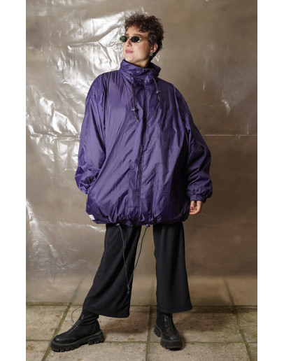 Vintage μωβ μπουφάν XL