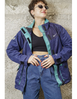 Vintage αδιάβροχο μπουφάν Nike M-L