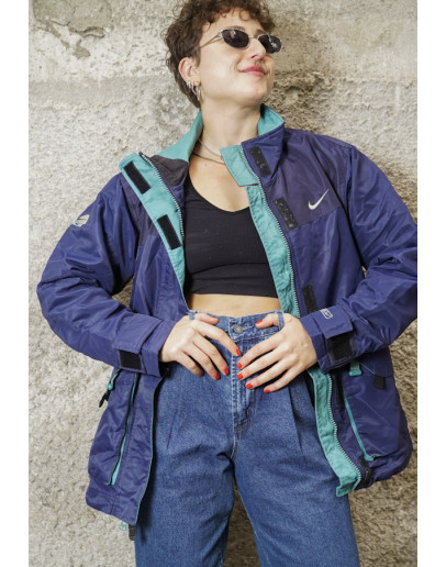 Vintage αδιάβροχο μπουφάν Nike M-L