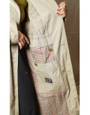 Vintage baize trench coat L