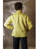 Vintage κοτλέ jacket με πλεκτό γιακά S-M