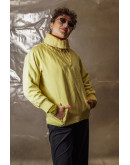 Vintage κοτλέ jacket με πλεκτό γιακά S-M