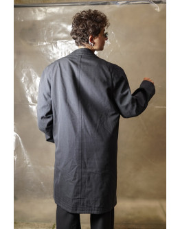 Vintage unisex μάλλινο παλτό L