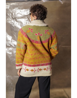 Vintage φλις μάλλινο jacket S-Μ