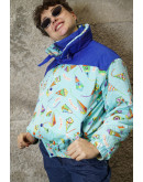 Vintage printed bomber jacket S-M