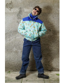 Vintage printed bomber jacket S-M