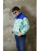 Vintage printed bomber jacket S-M