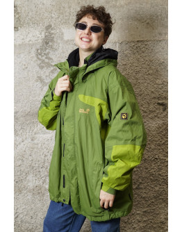 Vintage unisex αδιάβροχο μπουφάν Jack Wolfskin XL
