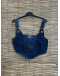 Vintage reworked denim top 