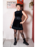 Vintage velvet dress S