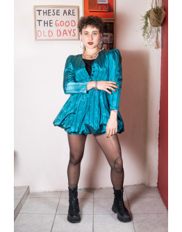 Vintage satin dress S