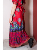 Vintage εμπριμέ φόρεμα S