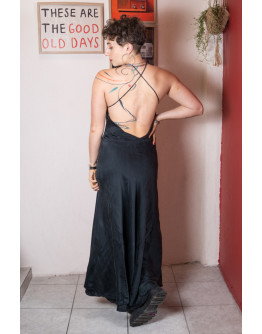 Vintage silk dress S