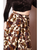 Vintage printed skirt S