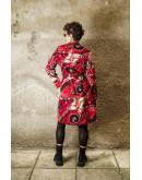 Vintage 70's printed dress mini XL