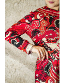 Vintage 70's printed dress mini XL