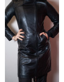 Vintage leather dress S