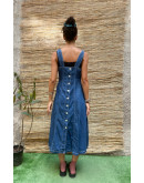 Vintage denim φόρεμα midi S-M