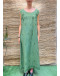 Vintage φόρεμα με κεντημένες λεπτομέρειες maxi Oversized