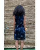 Vintage mini floral dress M