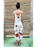 Vintage midi floral dress M