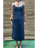 Vintage midi denim dress S-M