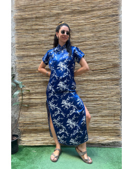 Vintage silk Qipao dress M