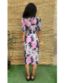 Vintage midi floral dress S