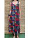 Vintage εμπριμέ φόρεμα maxi L