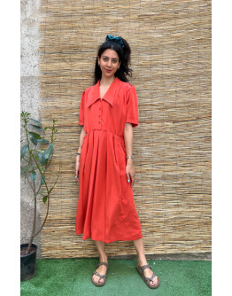 Vintage midi dress XL