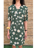 Vintage mini floral dress L