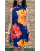 Vintage mini floral dress S