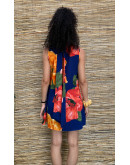 Vintage mini floral dress S