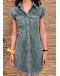 Vintage dress with embroidery mini S