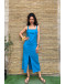 Vintage light blue dress maxi M