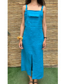 Vintage light blue dress maxi M
