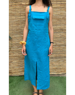 Vintage light blue dress maxi M