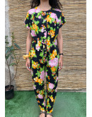 Vintage floral jumpsuit M