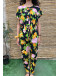 Vintage floral jumpsuit M
