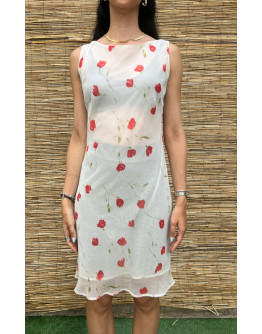 Vintage mini floral dress S-M