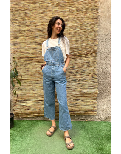 Vintage denim dungaree S