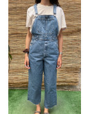 Vintage denim dungaree S