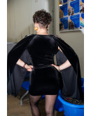 Vintage βελούδινο φόρεμα S