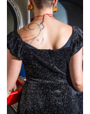 Vintage velvet dress M