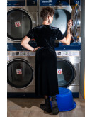 Vintage velvet dress L