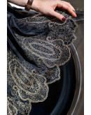 Vintage dress with shiny details S