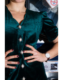 Vintage βελούδινο φόρεμα M